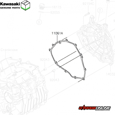 EMPAQUE EMBRAGUE KAWASAKI NINJA 400 -...