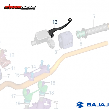 MANILLA FRENO PULSAR - DOMINAR BAJAJ