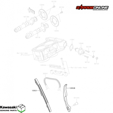 GUIAS CADENA DISTRIBUCIÓN KAWASAKI...