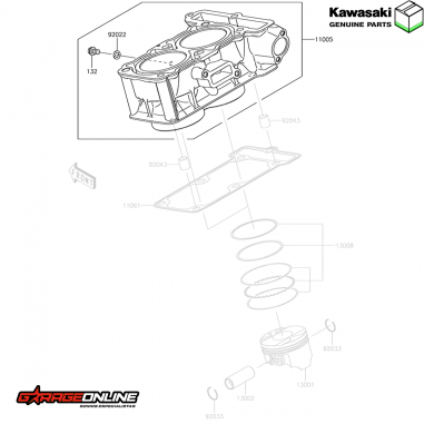 CILINDRO KAWASAKI NINJA 300 - VERSYS...