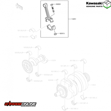 BIELA KAWASAKI NINJA 300 - VERSYS 300...