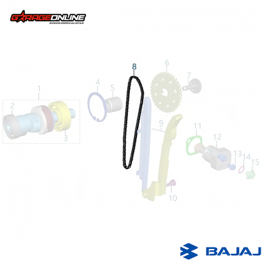 CADENA DISTRIBUCION BAJAJ DOMINAR 400...