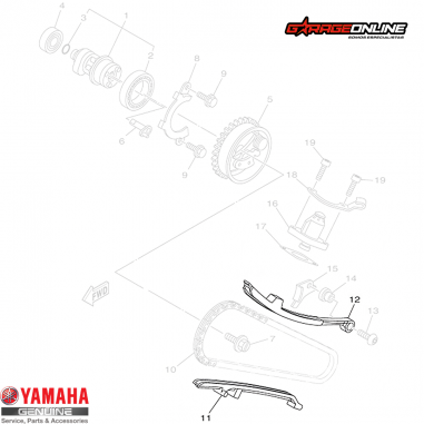 GUIAS CADENA DISTRIBUCION YAMAHA YZF...