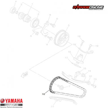 CADENA DISTRIBUCION YAMAHA YZF R15...