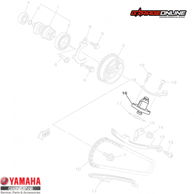 TENSOR CADENA DISTRIBUCION YAMAHA YZF...