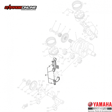 BIELA COMPLETA YAMAHA YZF R3 - YZF...