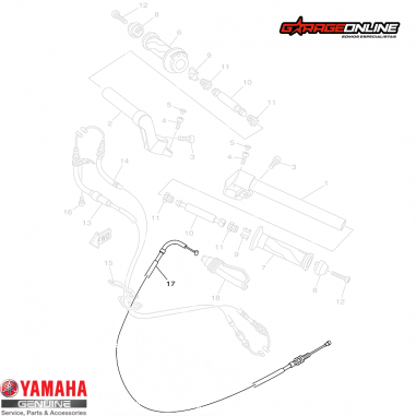 PIOLA EMBRAGUE YAMAHA YZF R15 V1-V2...