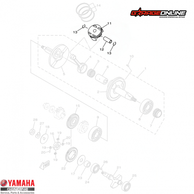 KIT PISTON ESTANDAR (X1) YAMAHA...