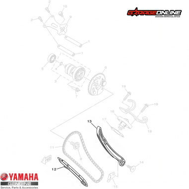 GUIAS CADENA DISTRIBUCION YAMAHA...