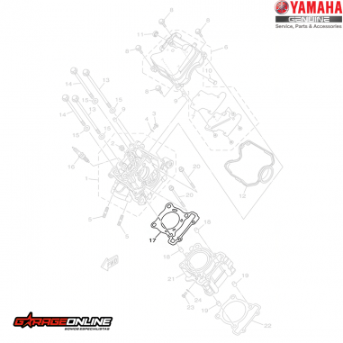 EMPAQUETADURA CULATA YAMAHA YZF-R15...