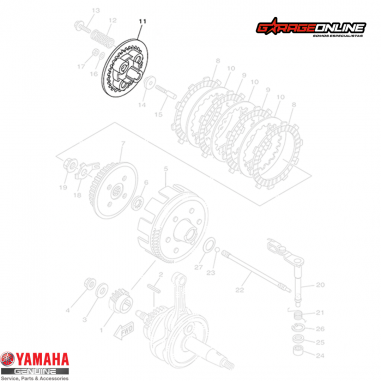 PORTA DISCOS EMBRAGUE EXTERIOR YAMAHA...