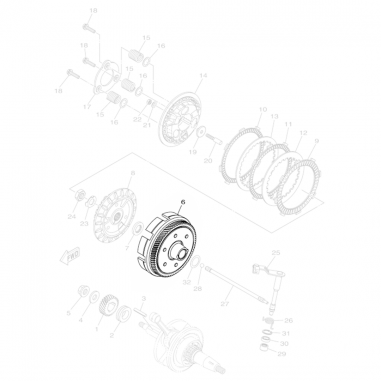 CAMPANA EMBRAGUE YAMAHA YZF-R15 V3...