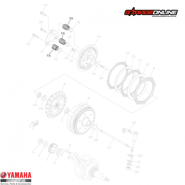 RESORTES EMBRAGUE YAMAHA YZF-R15 V3 -...