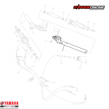 SEMIMANILLAR IZQUIERDO YAMAHA YZF-R15...