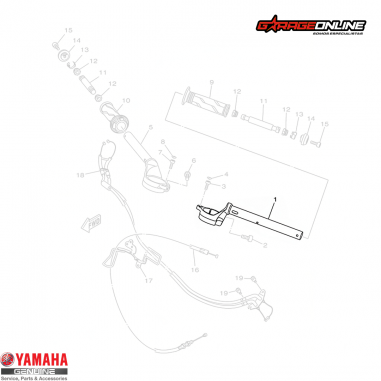 SEMIMANILLAR IZQUIERDO YAMAHA YZF-R3A...