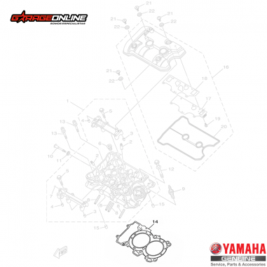 EMPAQUETADURA CULATA YAMAHA MT-07...